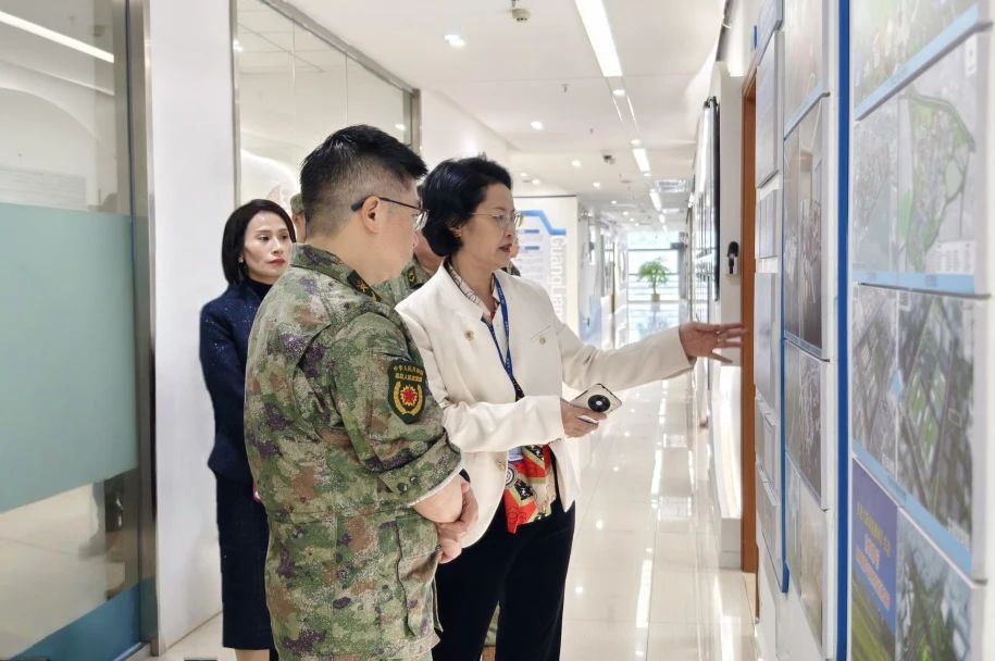 东莞市南城街道武装部部长陈少文一行莅临ladbrokes立博集团参观交流